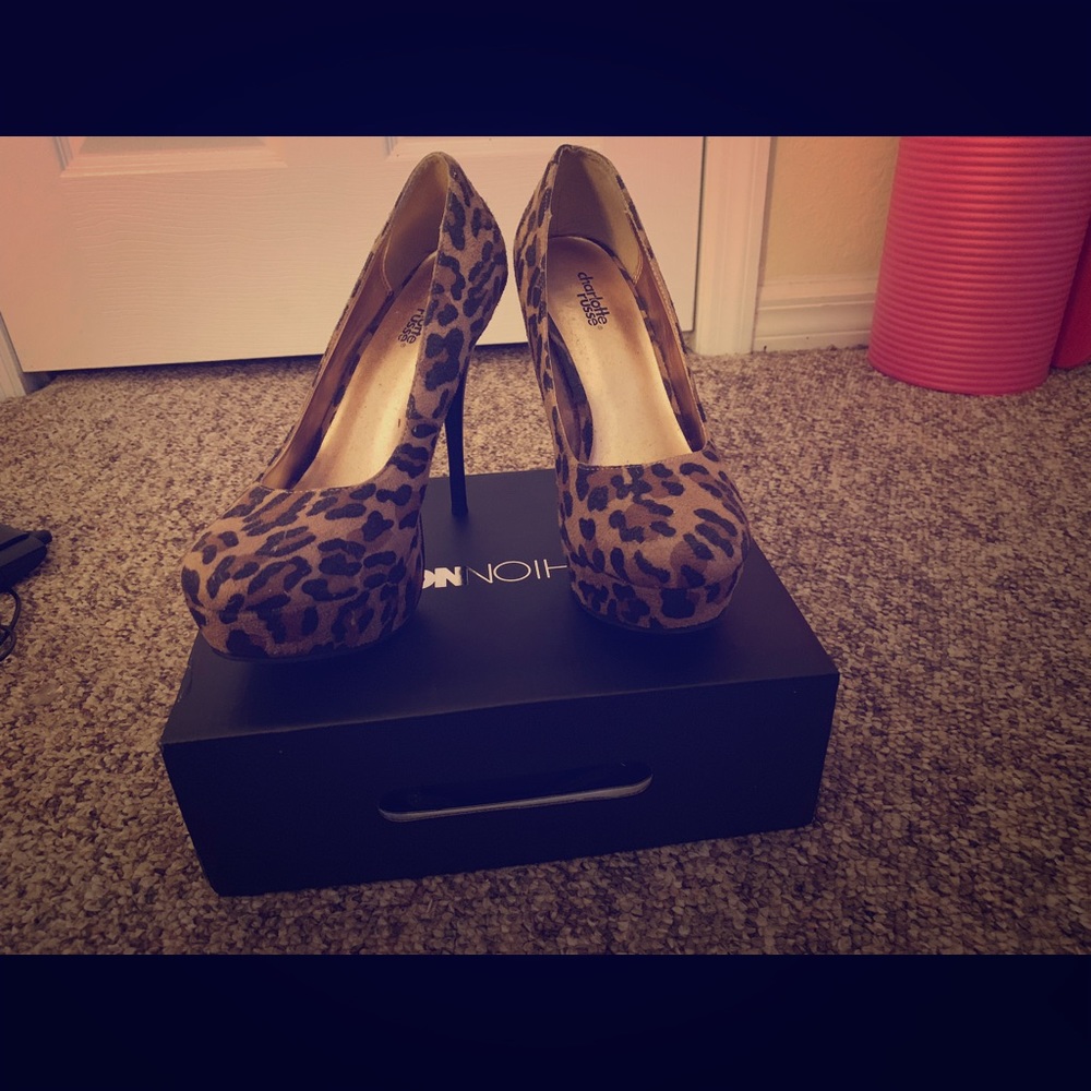 Charlotte Russe Leopard Print Heels